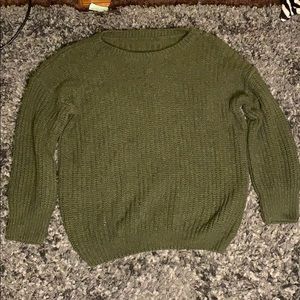 Olive green sweater